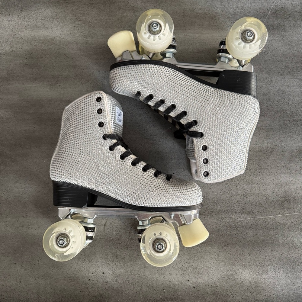 Steve Madden Rhinestone Roller Skates - Picture 2 of 4